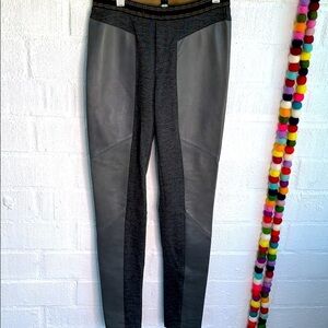 Anthropologie Burning Torch Faux Leather Moto Legging Pants Sz S